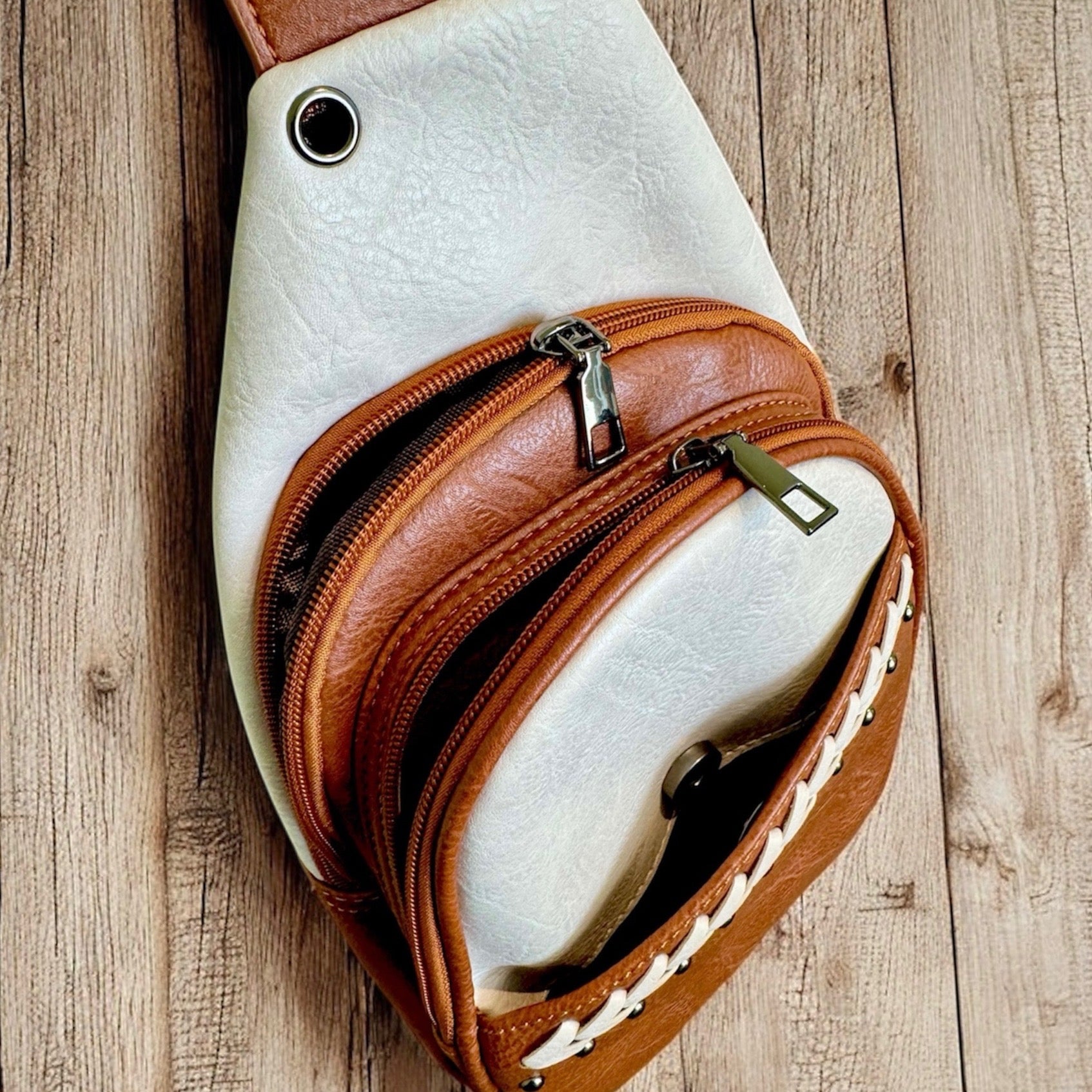 Boho Sling Bag - Brown